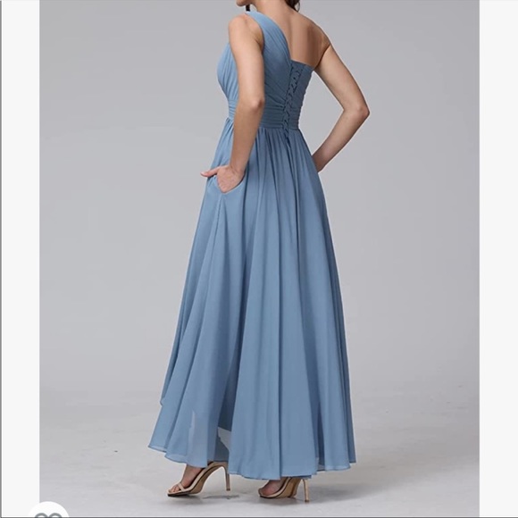 NWOT Navy blue formal high low dress - Picture 5 of 5